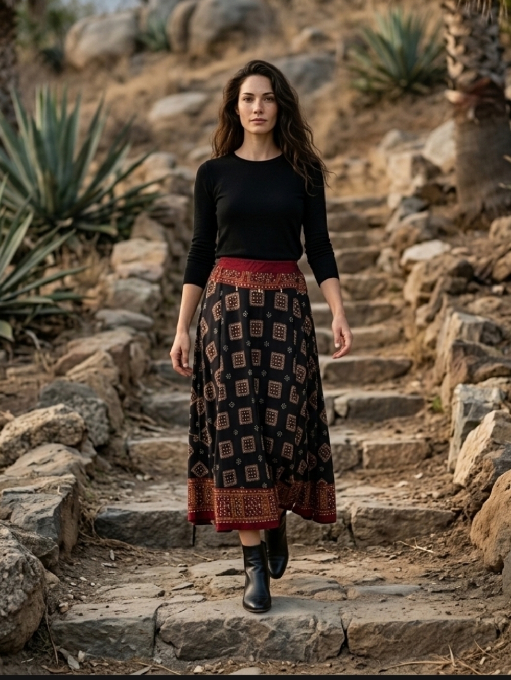 Embellished Circle Skirt Size M/L - Picture 10 of 10